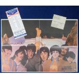 Music and Entertainment, Beatles Memorabilia 1966-71 to comprise KBTR 1965 Denver flyer showing