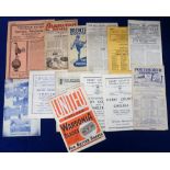 Football programmes, Chelsea aways, 1946/7, 13 pro