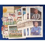 Trade cards, Football, selection inc. Daily Express Bristol Rovers v Fulham fold-out card, Typhoo