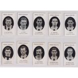 Cigarette cards, Taddy, Prominent Footballers (No Footnote), Newcastle (set, 15 cards) (mostly gd/
