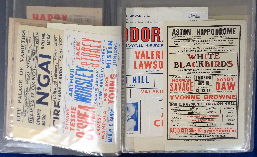 Theatre, approx. 90 1930s -1960s theatre/variety handbills and flyers to include Harry Secombe, - Image 2 of 4