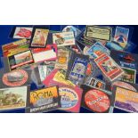 Ephemera, Hotel Labels, approx. 70 pre 1940 labels