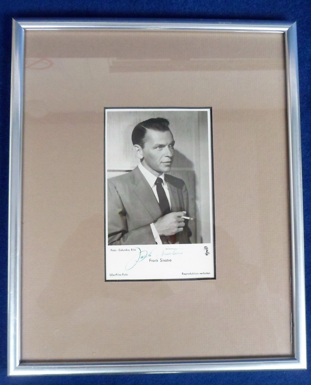 Autograph, Entertainment, Frank Sinatra (1915-1998), American Singer & Actor & Academy Award Winner,