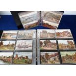 Postcards, a large collection, in 2 modern albums, of approx. 500 cards illustrated by A.R