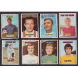 Trade cards, A&BC Gum, Footballers (Orange back) (1-84) 'X' size (set, 84 cards) (a few cards