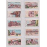 Cigarette cards, W. Williams & Co, Interesting Buildings (set, 50 cards) (vg)