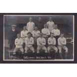 Football postcard, Tottenham Hotspur FC, 1920-21 p