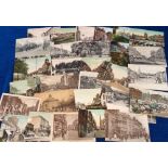 Postcards, a mixed UK selection of approx. 50 printed topographical cards, mainly towns, villages,