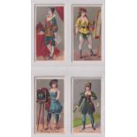 Cigarette cards, USA, Goodwin & Co, Occupations for Women, four cards, Minister, Painter,