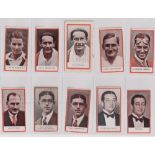 Cigarette cards, Phillips, Sportsmen (BDV package issue) (18/28, missing Joe Beaton, Jack