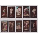 Cigarette cards, Greece, Mexe, Photo Series, ref M597-600 (2), all Beauties & semi nudes, 50