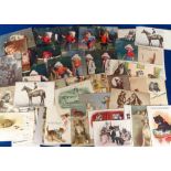 Postcards, Cats and Sporting, a selection of 110+ cards to include anthropomorphic and other cats