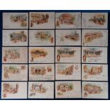 Postcards, Tuck, a mixed early Tuck published selection of 67 cards, undivided backs, including