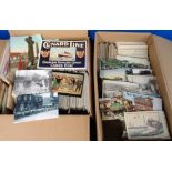 Postcards, approx. 3200 cards, Edward VII to 1960s to include used/unused, topographical, subject,