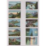 Cigarette cards, Ogden's, Swiss Views (1-25) & (26-50) (gd)