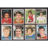 Trade cards, A&BC Gum, Footballers (Orange back) 'X' size (85-169) (set, 89 cards)