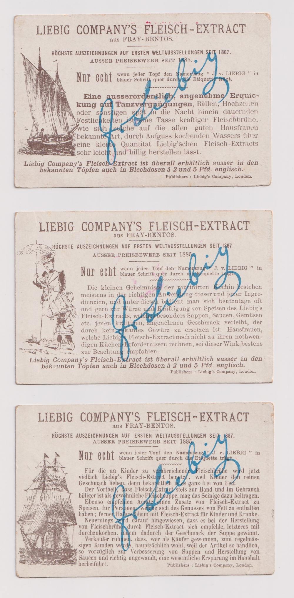 Trade cards, Liebig, 4 German language sets, Christopher Columbus II, Ref S339, Gnomes, Ref S345, - Image 16 of 16