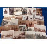 Postcards, Fishing Industry, 28 cards, mainly RPs of fishermen and fishing boats to include