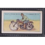 Cigarette card, Golds Ltd, Motor Cycle Series (Blue back) no 18 (vg) (1)