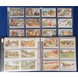 Trade cards, Liebig, album containing approx. 50 sets with nos ranging between S1501 - S1550,