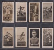 Cigarette cards, Pattreiouex, Footballers, Manchester United, a collection of 8 cards, Series FA (