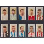 Cigarette cards, Football, four sets, Carreras Famous Footballers (48 cards) & Popular