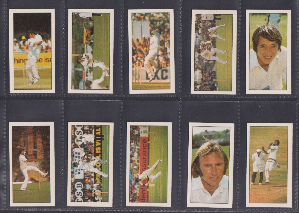 Trade cards, Bassett, Cricket 1st Series (set, 50 cards) (vg)