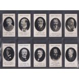 Cigarette cards, Taddy, Prominent Footballers (No Footnote), Football Officials (set, 15 cards) inc.