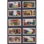 Cigarette cards, Ogden's, 4 sets, Air Raid Precautions (50 cards), Applied Electricity (50 cards),