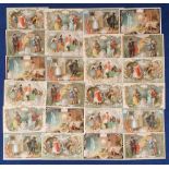 Trade cards, Liebig, Scenes From Opera II, ref S391, four different sets, French, Belgian, Italian &