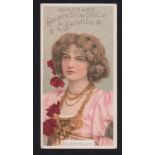 Cigarette card, Kinnear, Actresses, type card, Blanche Vaudon (vg) (1)