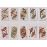 Cigarette cards, Ogden's (Overseas), Birds of Brilliant Plumage (No Frame Line) (set, 52 cards) (