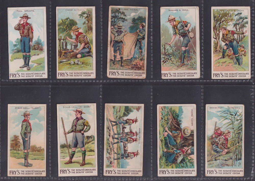 Trade cards, Fry's, Scout Series (33/50, all alternative numbers) (mixed condition, poor/gd) - Image 3 of 5