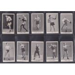 Cigarette cards, Boxing, Burstein & Issacs, Famous Prize-Fighters (Mixed Lettering) (set, 50