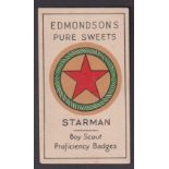 Trade card, Edmondson's, Boy Scout Proficiency Badges, type card, Starman (gd) (1)
