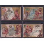 Trade cards, Liebig, Passports of the World, ref S92 (set, 12 cards) (fronts vg some with very