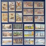 Trade cards, Liebig, album containing approx. 50 sets with nos ranging between S1601 -S1650, French,