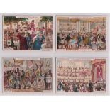 Trade cards, Liebig, Viennese Life II, ref S256, German edition (5/6 cards) (gd)