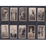 Cigarette cards, Major Drapkin, Sporting Celebrities in Action (set, 36 cards including withdrawn