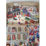 Trade stickers, accumulation of Football stickers, mostly Panini & Merlin issues inc. Panini
