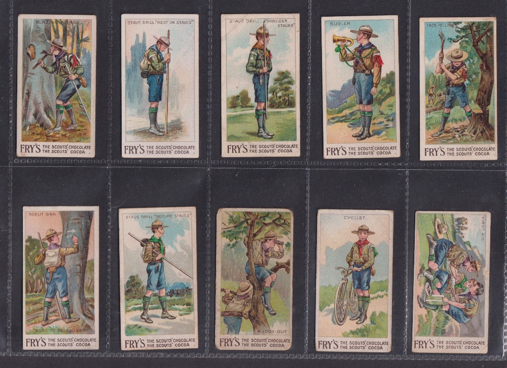 Trade cards, Fry's, Scout Series (33/50, all alternative numbers) (mixed condition, poor/gd) - Image 4 of 5