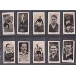 Cigarette cards, Football, John Sinclair, 3 sets, English & Scottish Football Stars (50 cards), Well