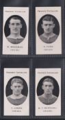 Cigarette cards, Taddy, Prominent Footballers (London Mixture), Chelsea, 4 cards, W. Bridgman, H.