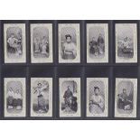 Cigarette cards, Ogden's (Overseas), Burmese Women (Polo, Apple Green Border) (set, 25 cards) (vg)