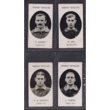 Cigarette cards, Taddy, Prominent Footballers (No Footnote), Leeds City, 4 cards, T. Hynds, H.