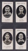 Cigarette cards, Taddy, Prominent Footballers (No Footnote), Leeds City, 4 cards, T. Hynds, H.