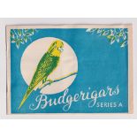 Cigarette & trade cards, interesting selection of Bird related cards, mostly part-sets and odds inc.