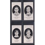 Cigarette cards, Taddy, Prominent Footballers (London Mixture), Millwall, 4 cards, J. Borthwick,