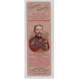 Trade card, Singer, Bookmark, Military, Lord Kitchener of Khartoum (slight toning, gd) (1)