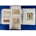 Postcards, German U-Boats, WWI, inc. RP, artist signed, Patriotic, Stranded on Falmouth Beach,